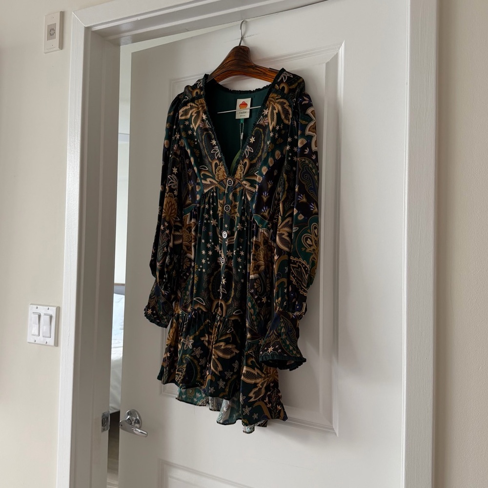 Farm Rio Rio Jaipur Mini Dress - Picture 4 of 9